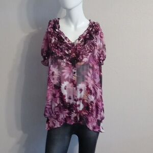 East 5th size X-large button down  blouse